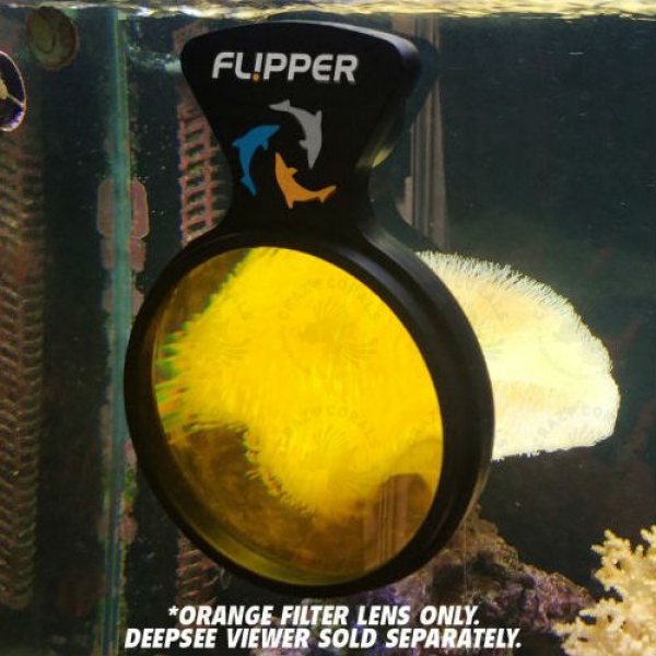 Flipper DeepSee Standart 4" - Orangener Filter