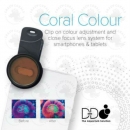 D-D Coral Colour Clip On Linsen