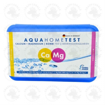 AquaHomeTest Ca+Mg: Calcium+Magnesium | Kombi-Test für Meerwasseraquarien