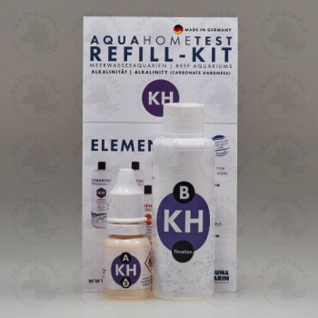 Fauna Marin AquaHomeTest KH Refill-Set für Alkalinität-Test für Meerwasseraquarien