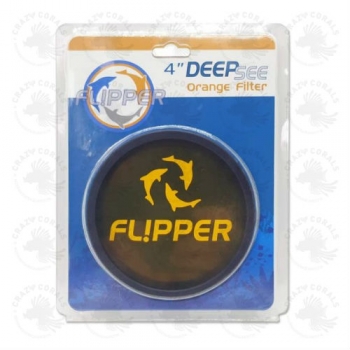 Flipper DeepSee Standart 4" - Orangener Filter