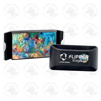 Flipper Edge Limited Edition Puffer 2 in 1 Floating Magnetic Aquarium Algae Cleaner (Standard)