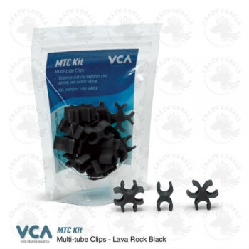 VCA Multi Tube Clips Lava Rock Schwarz