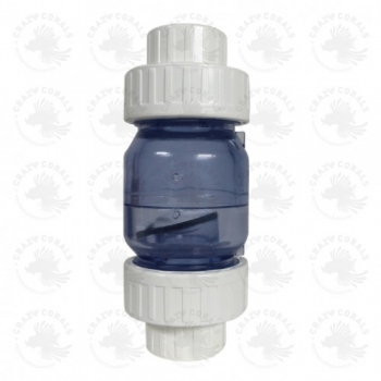 PVC Rückschlagventil Ø 32mm weiß