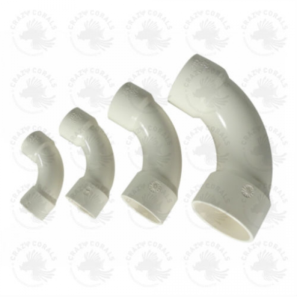 PVC 90° Bögen weiss  Ø 32mm