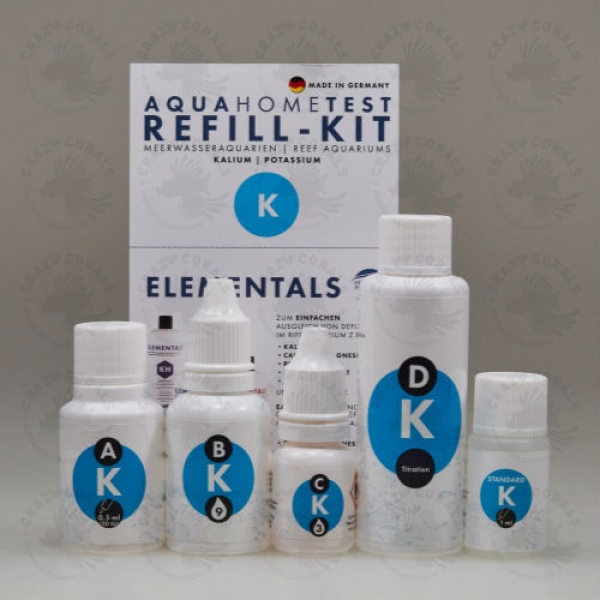 Fauna Marin AquaHomeTest K Refill-Set: Kalium-Test für Meerwasseraquarien