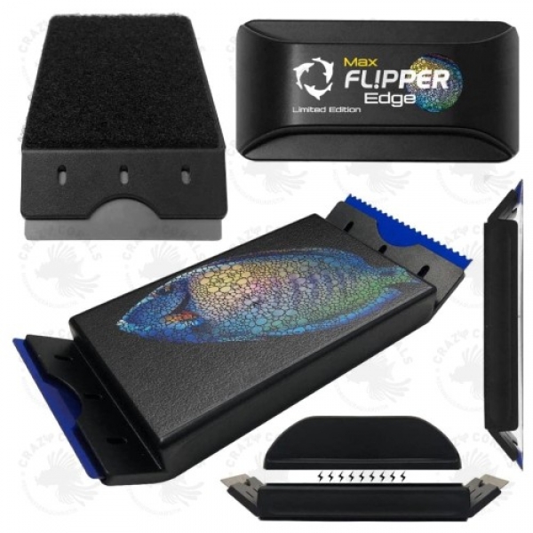 Flipper Edge Limited Edition Tang 2 in 1 Floating Magnetic Aquarium Algae Cleaner (MAX)