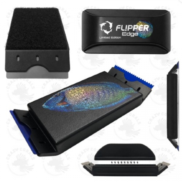 Flipper Edge Limited Edition Tang 2 in 1 Floating Magnetic Aquarium Algae Cleaner (STANDARD)